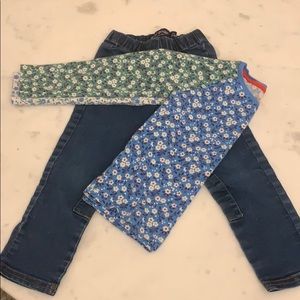 Mini Boden Jean Leggings and Boho Top